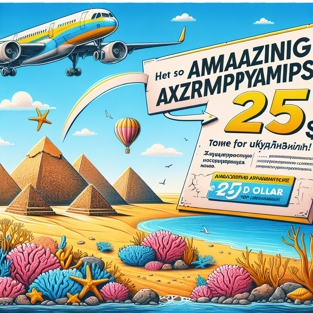 Неймовірна пропозиція: авіаквитки до Єгипта за 25$